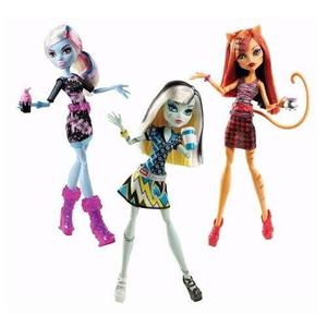 Muñecas Monster High, Frankie Clawdeen Abbey Toralei.