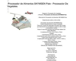 Procesador de Alimentos Skymsen Paie