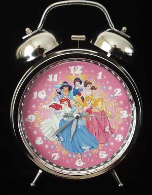 Reloj Despertador Estilo Vintage Princesas Disney
