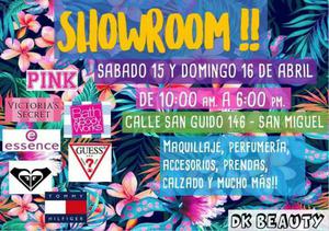 Showroom Sab 15 Y Dom 16 de Abril
