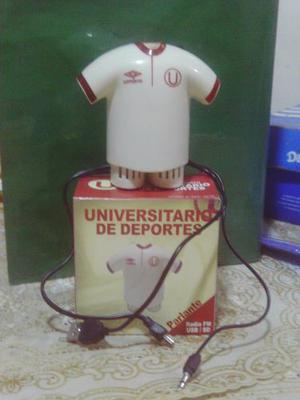 Parlantes Club Universitario C/entrada Usb, Mic.sd Y Radio