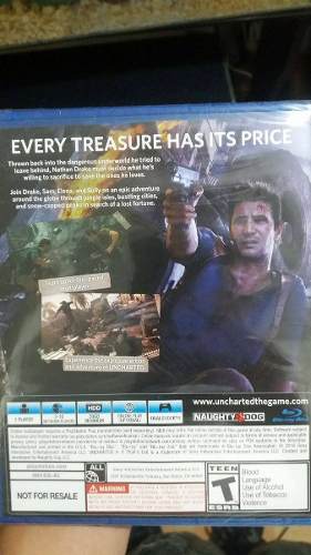 Uncharted 4: A Thief's End - Nuevo Y Sellado Juego Ps4