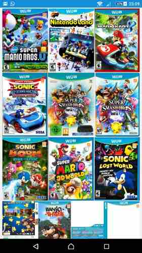 Wii/wii U Digital Juegos