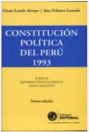 Constitución Política Del Perú 