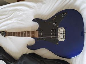Guitarra electrica Ibanez GIO azul oscuro Con estuche