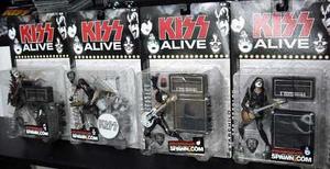 Kiss Alive Set De 04 Figuras Mc Farlane Toys
