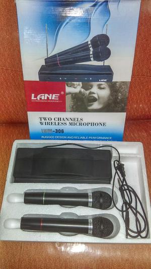 Microfonos Inalambricos Lane 2 Uni Rec