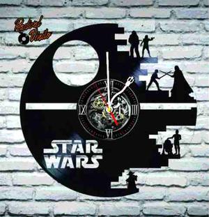 Reloj De Vinilo Retro Star Wars