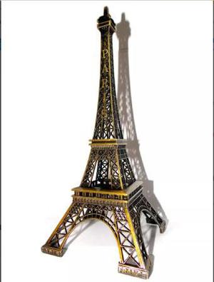 Torre Eiffel Paris Francia 25cm! Torre Pisa Empire Big Ben