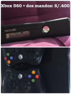 Xbox 360 Más Dos Mandos