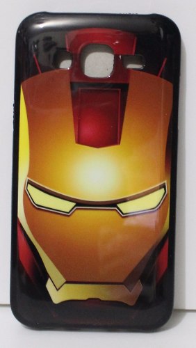 Case Funda Marvel - Samsung J5 Rostro Iron Man