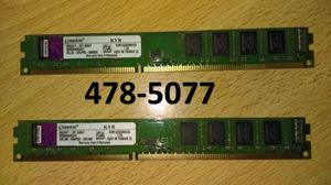 Memoria Kingston DDR3 2gb , Delgada. Kvrd3n9/2