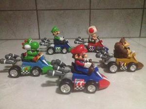 220 Muñecos Mario Bross Cars De Nintendo Y Base