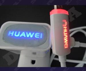 Cargador Huawei Led l 2en1 De Carga Rapida Cable V8