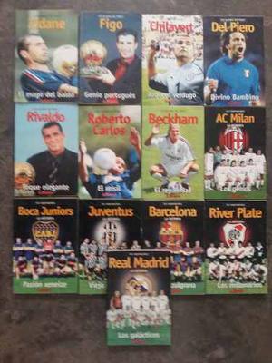 Libros Futbol Superequipos Figo Zidane Juventus Milan Lote