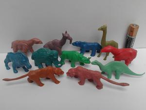 Lote Miniaturas Animales Prehistóricos Chizitos Krimpi