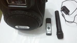 Parlante Portatil Recargable Bluetooth Karaoke Microfono.