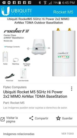 Rocket M5 Ubiquiti Airmax Wifi 5.8ghz