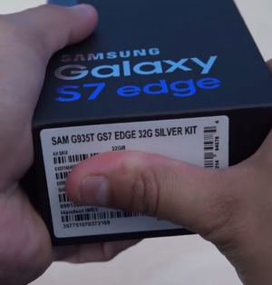 SANSUNG S7 EDGE DE 32 GB SILVER KIT