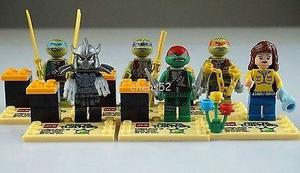 Tortugas Ninja Lego 6 Piezas