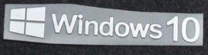 Windows 10 Logo Color Metal