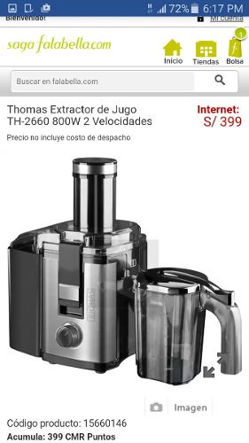 Extractora Thomas Th- Nuevo