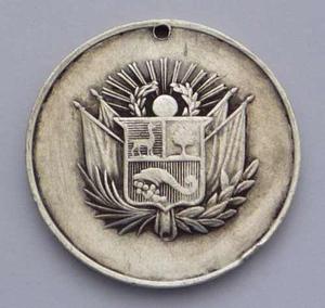 Medalla  Premio Otorgado Municipalidad Rimac Lima Plata