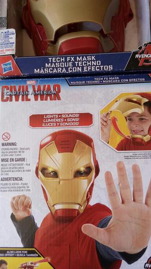 Máscara Electrónica Iron Man. Nueva