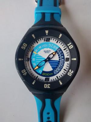 Vendo Reloj Swatch Cr  (marco Redondo, Azul Negro)