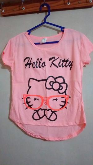 Polo rosado Hello Kitty Mujer