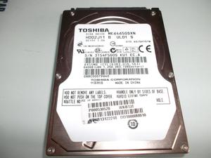 DISCO DURO TOSHIBA 640 GB PARA LAP TOP A 90 SOLES