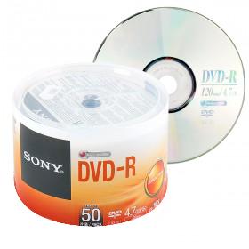 Paquete x50 unidades SONY DVDR 4.7Gb 1x16x