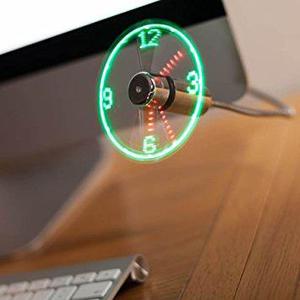 Reloj Mini Ventilador Let Usb Para Pc O Laptop, Etc.