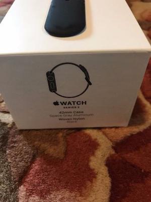 Apple Watch Series 2 42mm Caja De Aluminio Color Negro