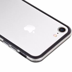 Case Bumper Metalico Para Iphone 7+mica De Vidrio