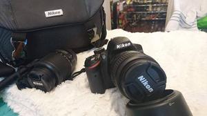 Camara Reflex Nikon D De Usa - Kit Cokpleto Casi Nueva