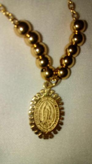 Collar Denario Virgen de Guadalupe Acero