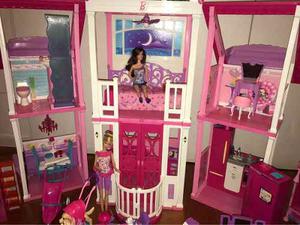 Set Casa De La Barbie Muñecas Todo Incluido