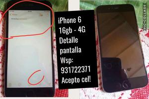 iPhone 6 16gb 4g Detalle