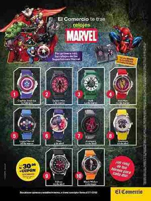 Relojes Marvel Del Comercio