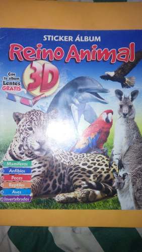 Remato Album Sticker Reino Animal 3 D Vacio