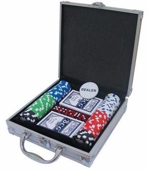 Set Poker Game 100 Pc Con Maletin