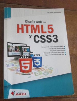 Libro: Diseño web con HTML5 y CSS3