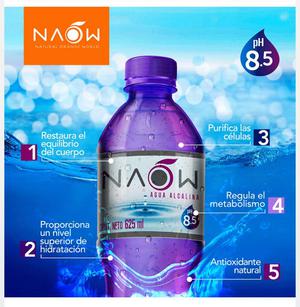 Agua Alcalina Naow 15und