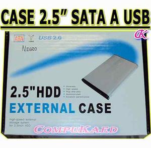 Case De Aluminio Sata De Pc 3.5 A Usb Enclosure P/disco Duro