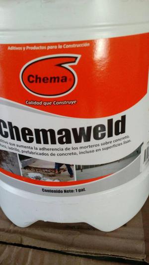 Venta de acelerante de fragua Chema Plug y aditivo Chemaweld