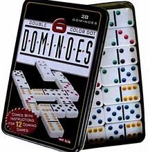 dominoes doble 6 color dot.. x 28 dominoes