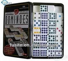 dominoes double 9color dot x 55dominoes