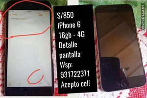 iPhone 6 16gb / Detalle