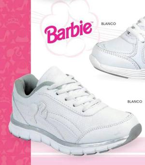 Barbie Zapatillas Colegio Para Niñas - Zapatos Escolar